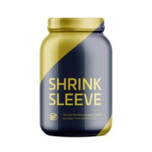Jar with shrink sleeve