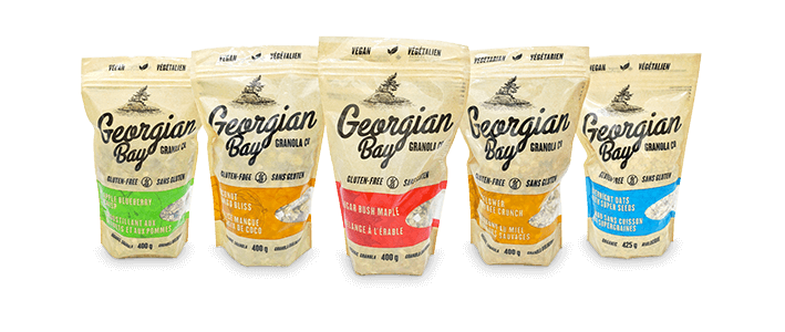 Georgian Bay Granola Compostable Pouches