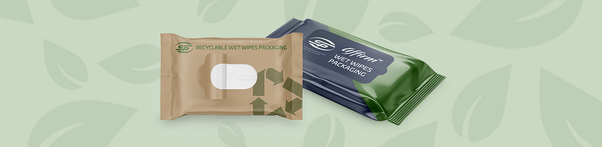 recyclable wipes packaging label opening
