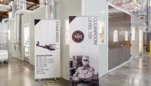 level 100 certified cleanroom facility for packaging